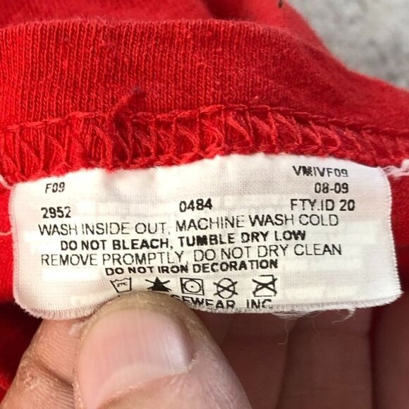 Washington Nationals Strasburg #37 T-Shirt XL Red Graphic Tee - Picture 7 of 11